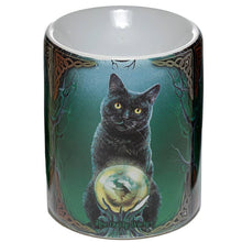 Load image into Gallery viewer, Lisa Parker Ceramic Rise of the Witches Cat Oil Burner