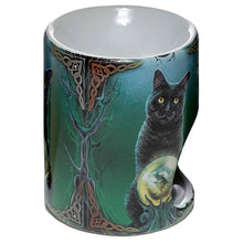 Load image into Gallery viewer, Lisa Parker Ceramic Rise of the Witches Cat Oil Burner