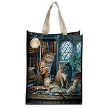 Load image into Gallery viewer, Lisa Parker Purrlock Holmes Cat RPET Shopping Bag
