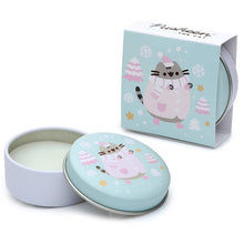 Load image into Gallery viewer, Pusheen Cat Christmas Lip Balm in a Tin
