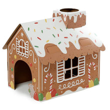 Load image into Gallery viewer, Christmas Holidays Gingerbread Lane Cat Playhouse
