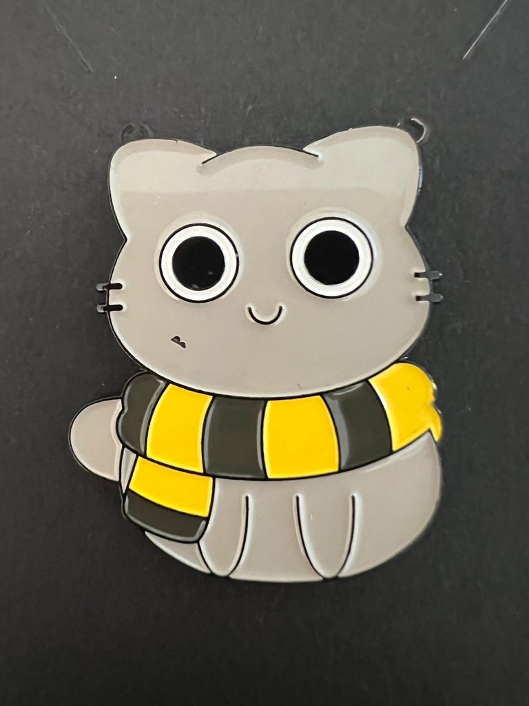 Harry Purrple Cat Badge