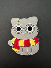Load image into Gallery viewer, Harry Purrple Cat Badge
