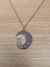 Load image into Gallery viewer, Moon Cat Necklace
