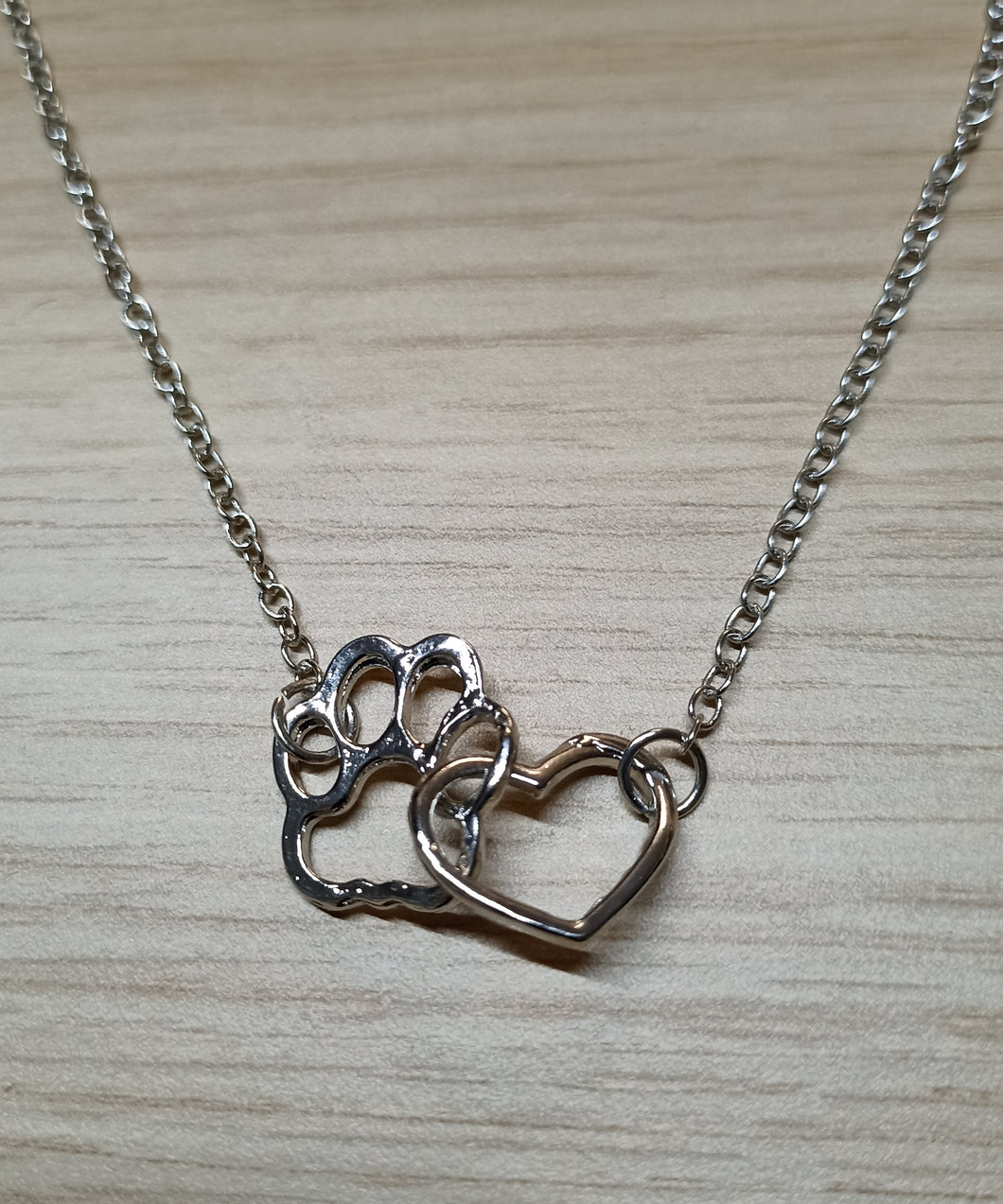 Paw & Heart Necklace