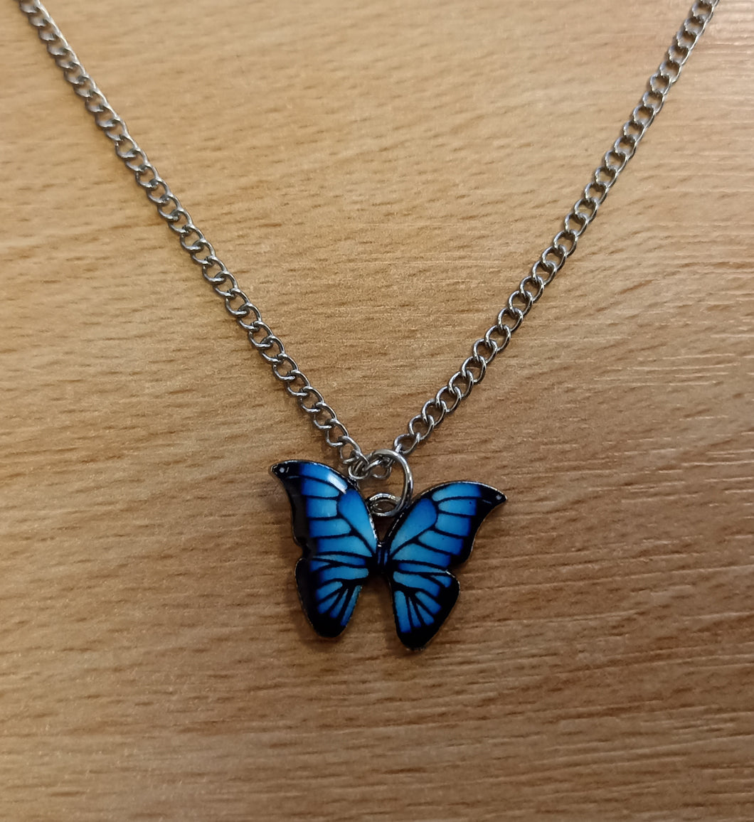 Butterfly Make a Wish Necklace