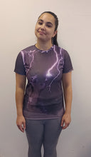 Load image into Gallery viewer, Purrple Lightning Cat Ladies T-Shirt
