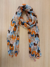 Load image into Gallery viewer, Cat Shawl - Brown
