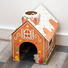 Load image into Gallery viewer, Christmas Holidays Gingerbread Lane Cat Playhouse
