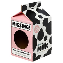 Load image into Gallery viewer, Milk Carton Shaped Cat Playhouse - Build it Yourself
