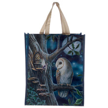 Load image into Gallery viewer, Lisa Parker Fairy Tales Owl and Fairy Reusable Shopping Bag
