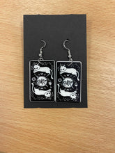 Load image into Gallery viewer, Tarot Card Dangle Earrings - Justice
