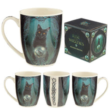 Load image into Gallery viewer, Lisa Parker Rise of the Witches Cat Porcelain Mug
