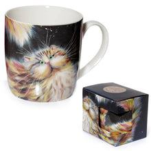 Load image into Gallery viewer, Kim Haskins Rainbow Cat Porcelain Mug
