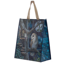 Load image into Gallery viewer, Lisa Parker Fairy Tales Owl and Fairy Reusable Shopping Bag
